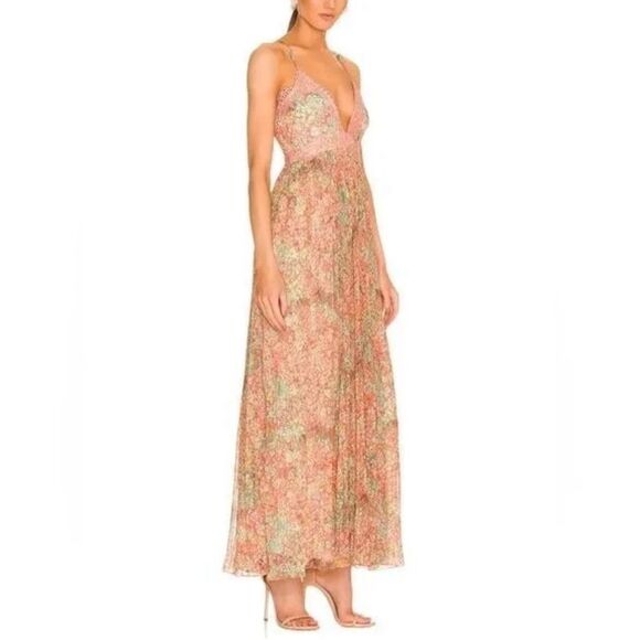 Rococo Sand Floral Maxi Dress, Revolve* Multicolor, NWT, Size XS - Picture 4 of 12